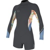 image:imageONeill Womens Bahia 21mm Back Zip Long Sleeve Spring WetsuitGraphiteDahliaInfinity