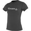 image:imageONeill Womens Basic Skins Short Sleeve Sun Shirt UPF 50 Sun and Rash Protection for Surfing and All Outdoor ActivitiesBlack