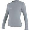 image:imageONeill Womens Hybrid Long Sleeve Sun Shirt UPF 50 Sun Protection Rash Prevention for Surfing and All Water ActivitiesCool Grey