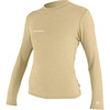 image:imageONeill Womens Hybrid Long Sleeve Sun Shirt UPF 50 Sun Protection Rash Prevention for Surfing and All Water ActivitiesStraw