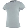 image:imageONeill Womens Hybrid Short Sleeve Sun Shirt UPF 50 Sun Protection Rash Prevention for Surfing and All Water ActivitiesCool Grey