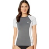 image:imageONeill Womens Premium Skins Upf 50 Short Sleeve Rash GuardGraphicWhiteCool Grey