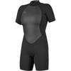 image:imageONeill Womens Reactor Back Zip Short Sleeve Spring Wetsuit Lightweight Warmth Flexibility for All Water ActivitiesBlackBlack