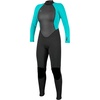 image:imageONeill Womens Reactor2 32mm Back Zip Full Wetsuit Lightweight Warmth and Flexibility for All Water ActivitiesBlackLight Aqua