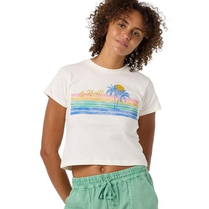 image:imageONEILL Retro Stripe Womens Fitted Tee  Tofu