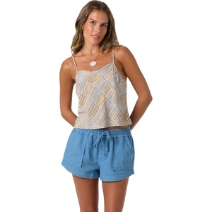 image:imageONEILL Womens Sevie 2 Lounge Shorts  Cotton Twill 2 Inch InseamCaptains Blue