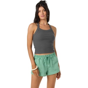 image:imageONEILL Womens Sevie 2 Lounge Shorts  Cotton Twill 2 Inch InseamGreen