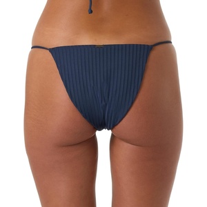 image:imageONEILL Womens Shorebreak Rib Redondo Medium Bottoms  Medium Coverage Recycled Rib FabricNavy
