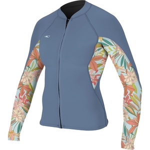 image:imageONeill Wetsuits Womens 1 mm Bahia Front Zip JacketInfinityDahlia