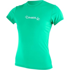 image:imageONeill Womens Basic Skins Short Sleeve Sun Shirt UPF 50 Sun and Rash Protection for Surfing and All Outdoor ActivitiesSeaglass