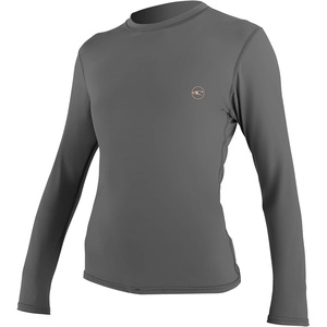 image:imageONeill Womens Basic Skins Upf 30  Long Sleeve Sun ShirtGraphite