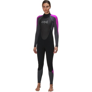 image:imageONeill Womens Epic 43mm Back Zip Full Wetsuit Durable Warmth with Good Flexibility for Surfing and All Water ActivitiesBlackGraphiteBerry