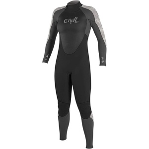 image:imageONeill Womens Epic 43mm Back Zip Full Wetsuit Durable Warmth with Good Flexibility for Surfing and All Water ActivitiesBlackGraphiteVida