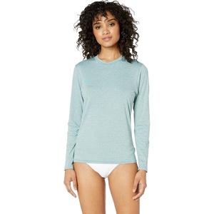 image:imageONeill Womens Hybrid Long Sleeve Sun Shirt UPF 50 Sun Protection Rash Prevention for Surfing and All Water ActivitiesEucalyptus