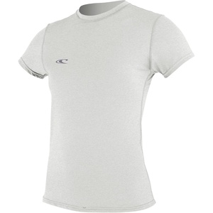 image:imageONeill Womens Hybrid Short Sleeve Sun Shirt UPF 50 Sun Protection Rash Prevention for Surfing and All Water ActivitiesOvercast