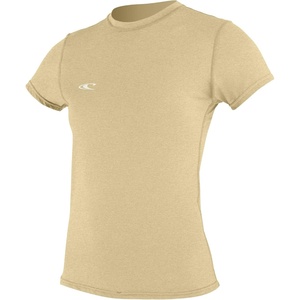 image:imageONeill Womens Hybrid Short Sleeve Sun Shirt UPF 50 Sun Protection Rash Prevention for Surfing and All Water ActivitiesStraw