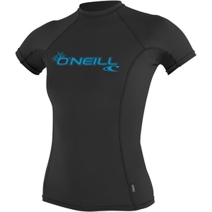 image:imageONeill Womens Premium Skins Upf 50 Short Sleeve Rash GuardBlack