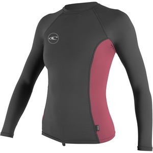 image:imageONeill Womens Premium Skins Upf 50 Short Sleeve Rash GuardGraph Fox Pink