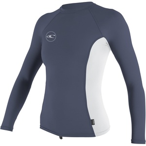 image:imageONeill Womens Premium Skins Upf 50 Short Sleeve Rash GuardMist White Mist