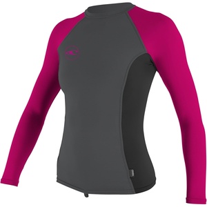 image:imageONeill Womens Premium Skins Upf 50 Short Sleeve Rash GuardSmoke Black Watermelon