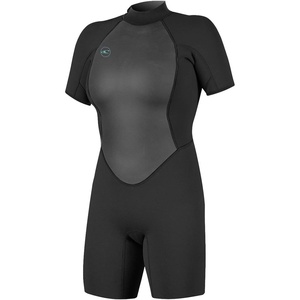 image:imageONeill Womens Reactor Back Zip Short Sleeve Spring Wetsuit Lightweight Warmth Flexibility for All Water ActivitiesBlackBlack