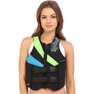 image:imageONeill Womens Siren USCG Life VestBlackDaygloTurquoise