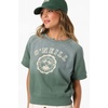 image:imageONEILL Womens ORiginals Athletic Seal Vintage Fleece Tee  Relaxed Fit Cotton FleeceDark Forest