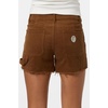image:imageONEILL Womens ORiginals Harlyn Solid Shorts  Cotton Corduroy Utility Pocket DesignToffee