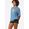 image:imageONEILL Womens Oversized Tee  Loose Casual Top Style 100 Cotton JerseyCaptains Blue