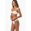 image:imageONEILL Womens Paradise Bandeau Top  Removable Ruffle Straps Knot FrontDarling Daisy