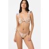 image:imageONEILL Womens Paradise Bandeau Top  Removable Ruffle Straps Knot FrontIzabelle Floral