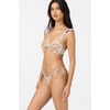 image:imageONEILL Womens Paradise Bandeau Top  Removable Ruffle Straps Knot FrontIzabelle Floral