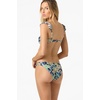 image:imageONEILL Womens Paradise Bandeau Top  Removable Ruffle Straps Knot FrontMermaid Floral