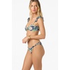 image:imageONEILL Womens Paradise Bandeau Top  Removable Ruffle Straps Knot FrontMermaid Floral