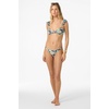 image:imageONEILL Womens Paradise Bandeau Top  Removable Ruffle Straps Knot FrontMermaid Floral