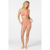 image:imageONEILL Womens Saltwater Solids Venice Triangle Top  Adjustable Halter Straps Removable CupsFiery Coral
