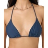 image:imageONEILL Womens Saltwater Solids Venice Triangle Top  Adjustable Halter Straps Removable CupsNavy
