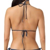 image:imageONEILL Womens Saltwater Solids Venice Triangle Top  Adjustable Halter Straps Removable CupsNavy
