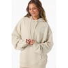 image:imageONEILL Womens Tropic Melt Oversized Hoodie  Cotton Blend Fleece Embroidered DetailsLight Khaki