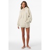 image:imageONEILL Womens Tropic Melt Oversized Hoodie  Cotton Blend Fleece Embroidered DetailsLight Khaki