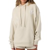 image:imageONEILL Womens Tropic Melt Oversized Hoodie  Cotton Blend Fleece Embroidered DetailsLight Khaki