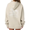 image:imageONEILL Womens Tropic Melt Oversized Hoodie  Cotton Blend Fleece Embroidered DetailsLight Khaki