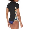 image:imageONeill Wetsuits Womens Womens Side Print Short Sleeve Rash GuardBlackDemiflor