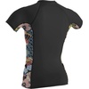 image:imageONeill Wetsuits Womens Womens Side Print Short Sleeve Rash GuardBlackTwiggy