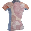 image:imageONeill Wetsuits Womens Womens Side Print Short Sleeve Rash GuardDesert BloomDrift Blue