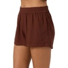 image:imageONeill Womens Sanders Beach Shorts  PullOn Elastic Waist Lightweight LinenBlendCbr