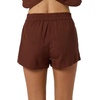 image:imageONeill Womens Sanders Beach Shorts  PullOn Elastic Waist Lightweight LinenBlendCbr