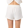 image:imageONeill Womens Sanders Beach Shorts  PullOn Elastic Waist Lightweight LinenBlendWhite