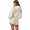 image:imageONEILL Womens Tropic Melt Oversized Hoodie  Cotton Blend Fleece Embroidered DetailsLight Khaki
