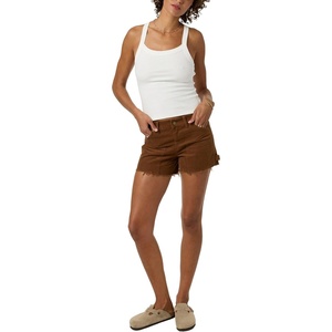 image:imageONEILL Womens ORiginals Harlyn Solid Shorts  Cotton Corduroy Utility Pocket DesignToffee